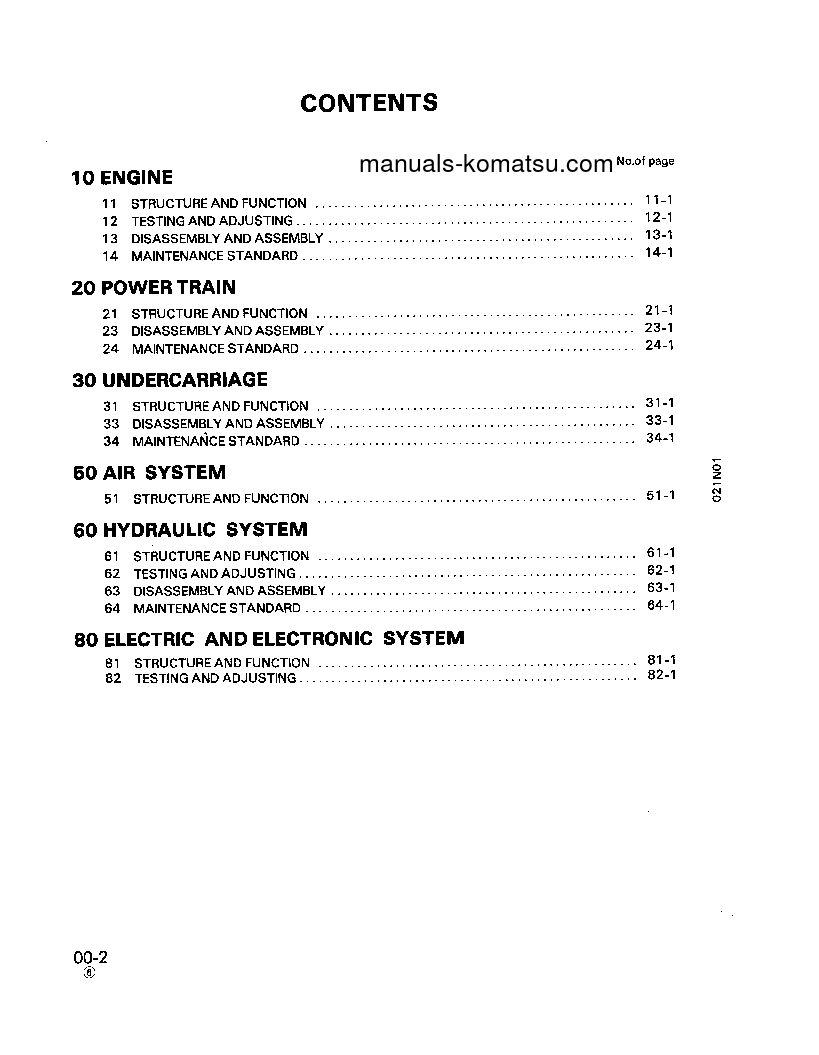 Protected: PC1000LC-1(JPN)-FOR EU S/N 10001-UP Shop (repair) manual (English)