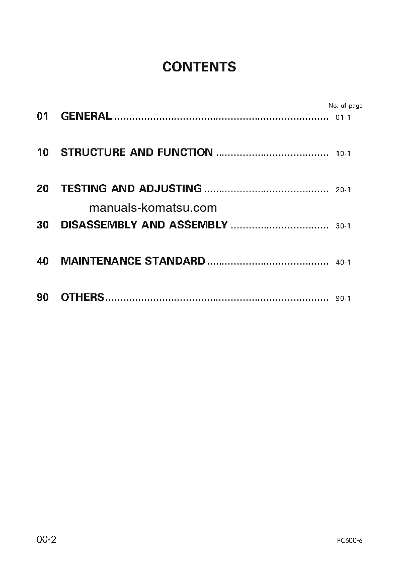 Protected: PC600LC-6(JPN) S/N 11064-UP Shop (repair) manual (English)