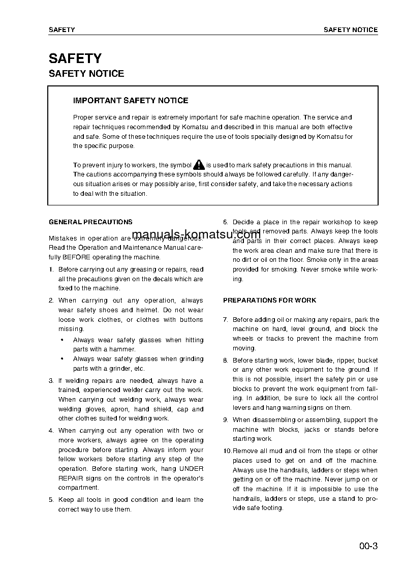 Protected: D375A-5(JPN)-RADIO CONTROL S/N 18020, 18040 Shop (repair) manual (English)