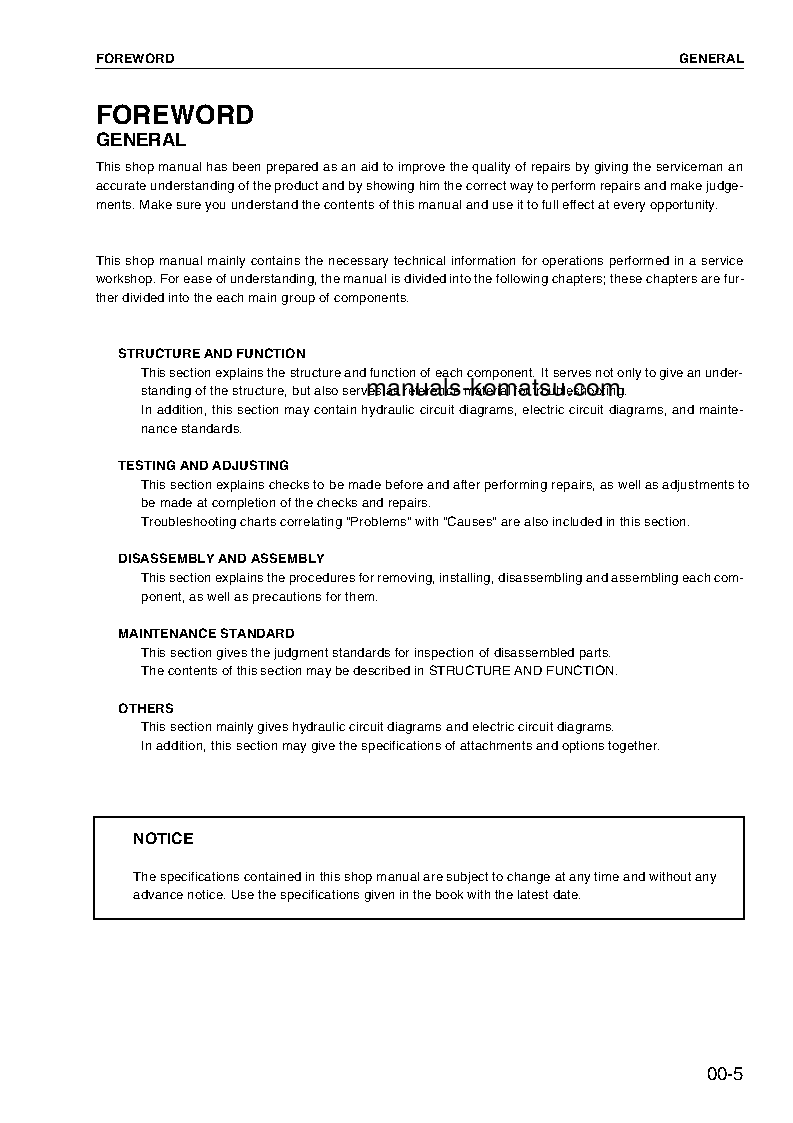 Protected: D375A-5(JPN)-RADIO CONTROL S/N 18020, 18040 Shop (repair) manual (English)