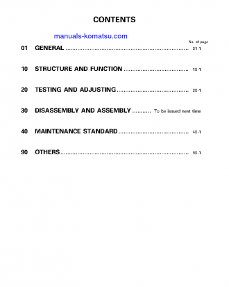 WA700-3(JPN) S/N 51005-UP Shop (repair) manual (English)