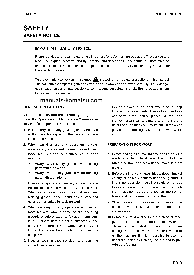 Protected: PC308USLC-3(JPN) S/N 20001-UP Shop (repair) manual (English)