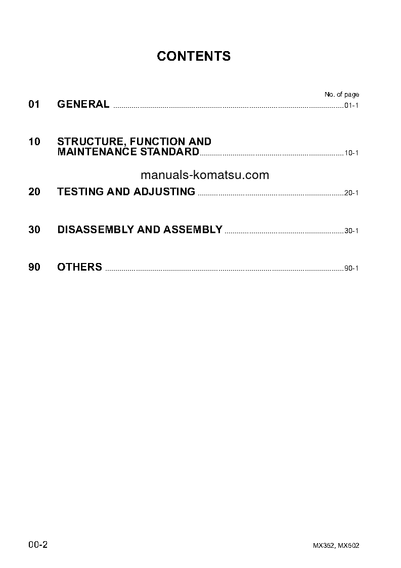 Protected: MX502(JPN) S/N 7038-UP Shop (repair) manual (English)