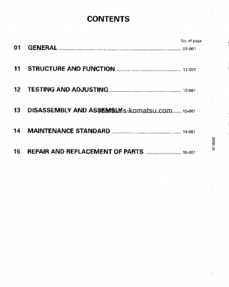 6D110-1(JPN) S/N ALL Shop (repair) manual (English)