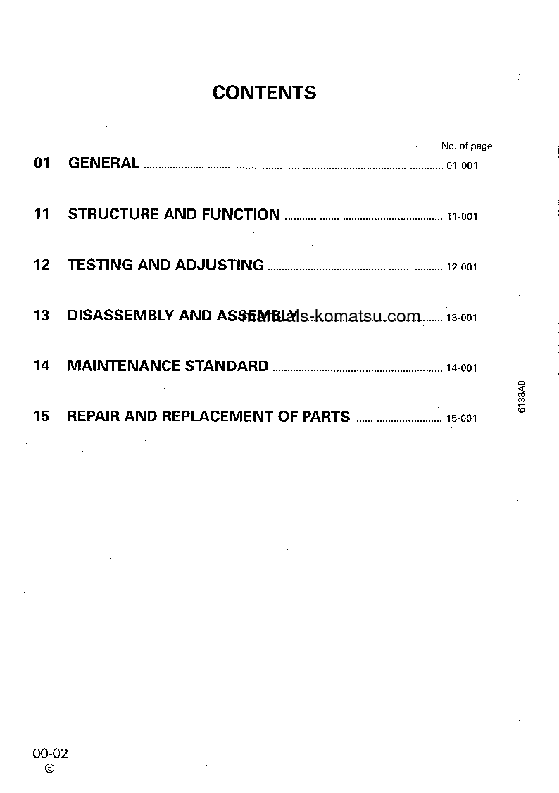 Protected: 6D110-1(JPN) S/N ALL Shop (repair) manual (English)