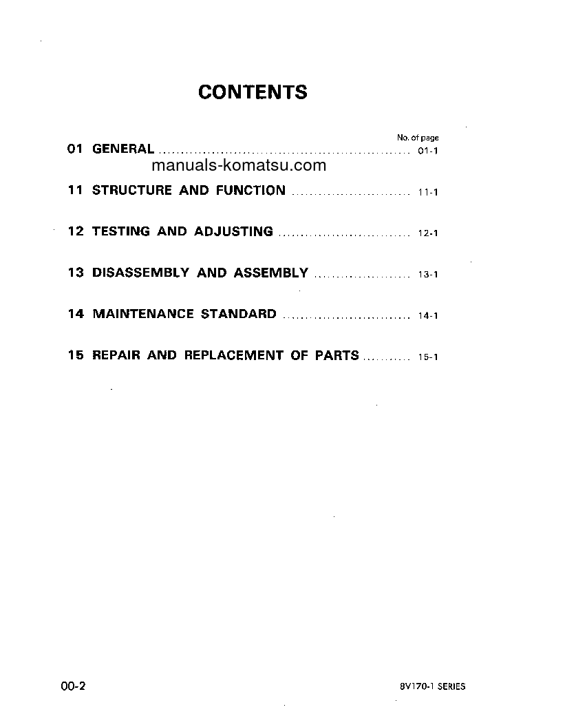 Protected: 8V170-1(JPN) S/N ALL Shop (repair) manual (English)