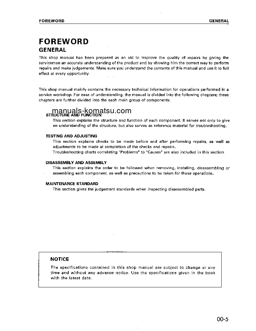 Protected: 6D108-1(JPN) S/N ALL Shop (repair) manual (English)