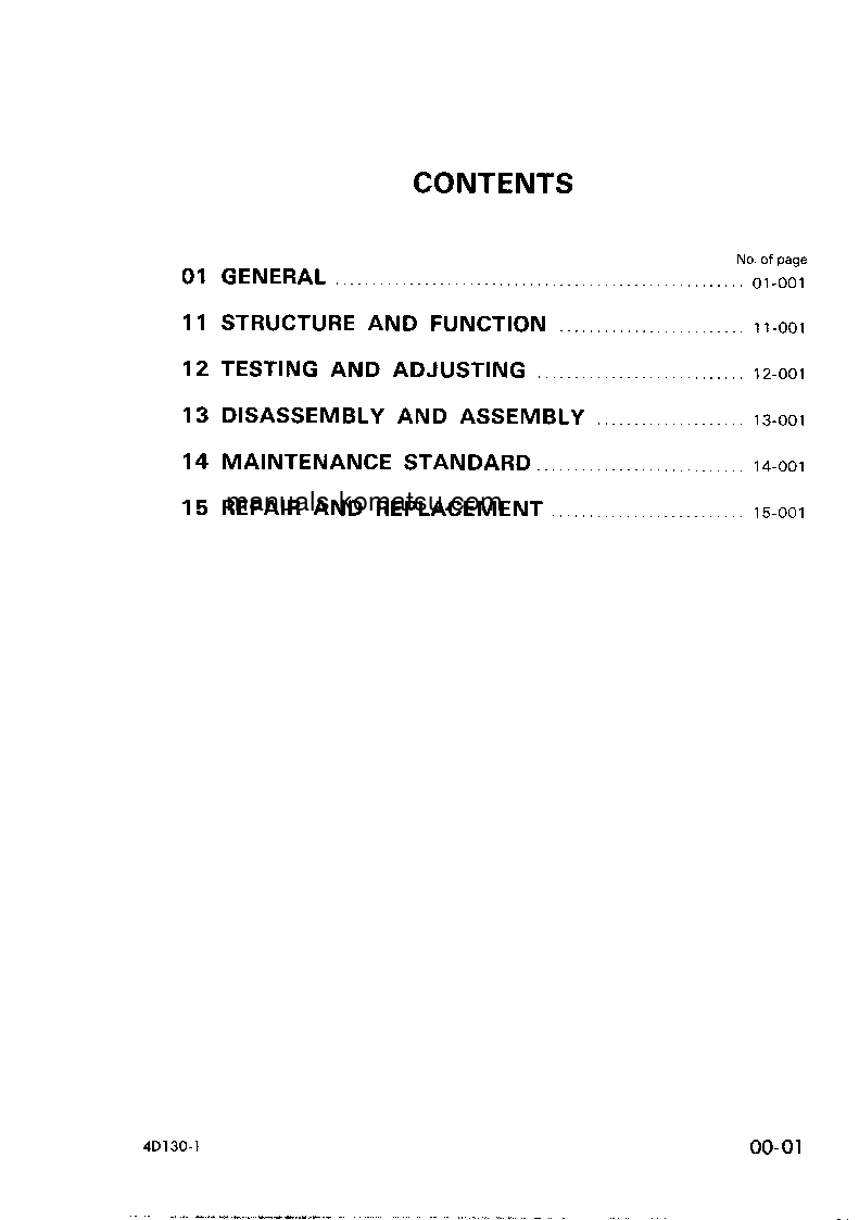 Protected: 4D130-1(JPN) Shop (repair) manual (English)