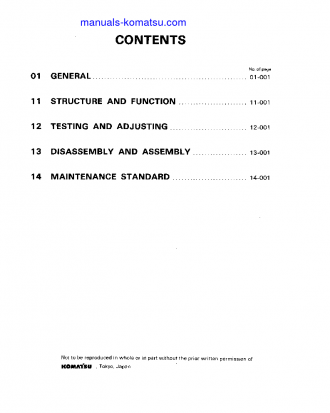 6D105 SERIES(JPN) Shop (repair) manual (English)