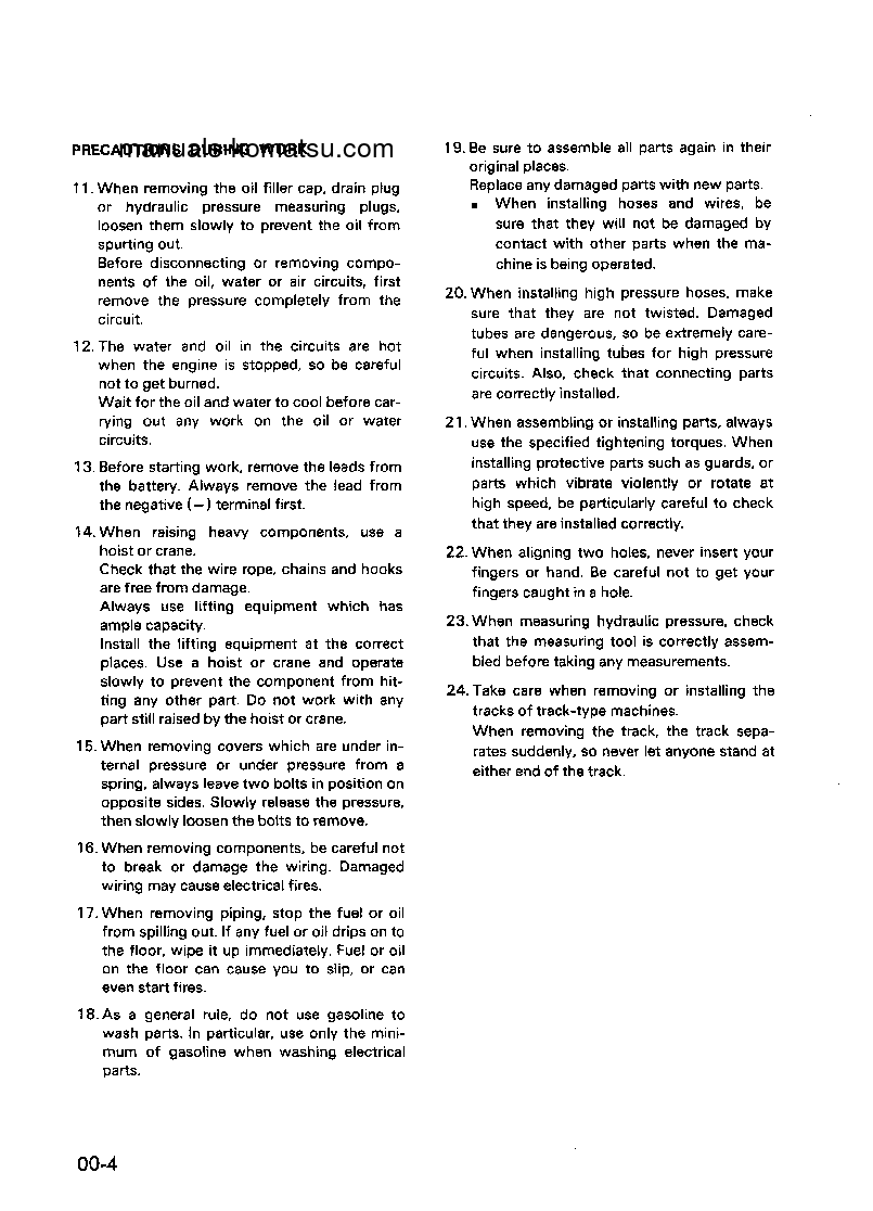 Protected: 6D105-1(JPN) S/N ALL Shop (repair) manual (English)