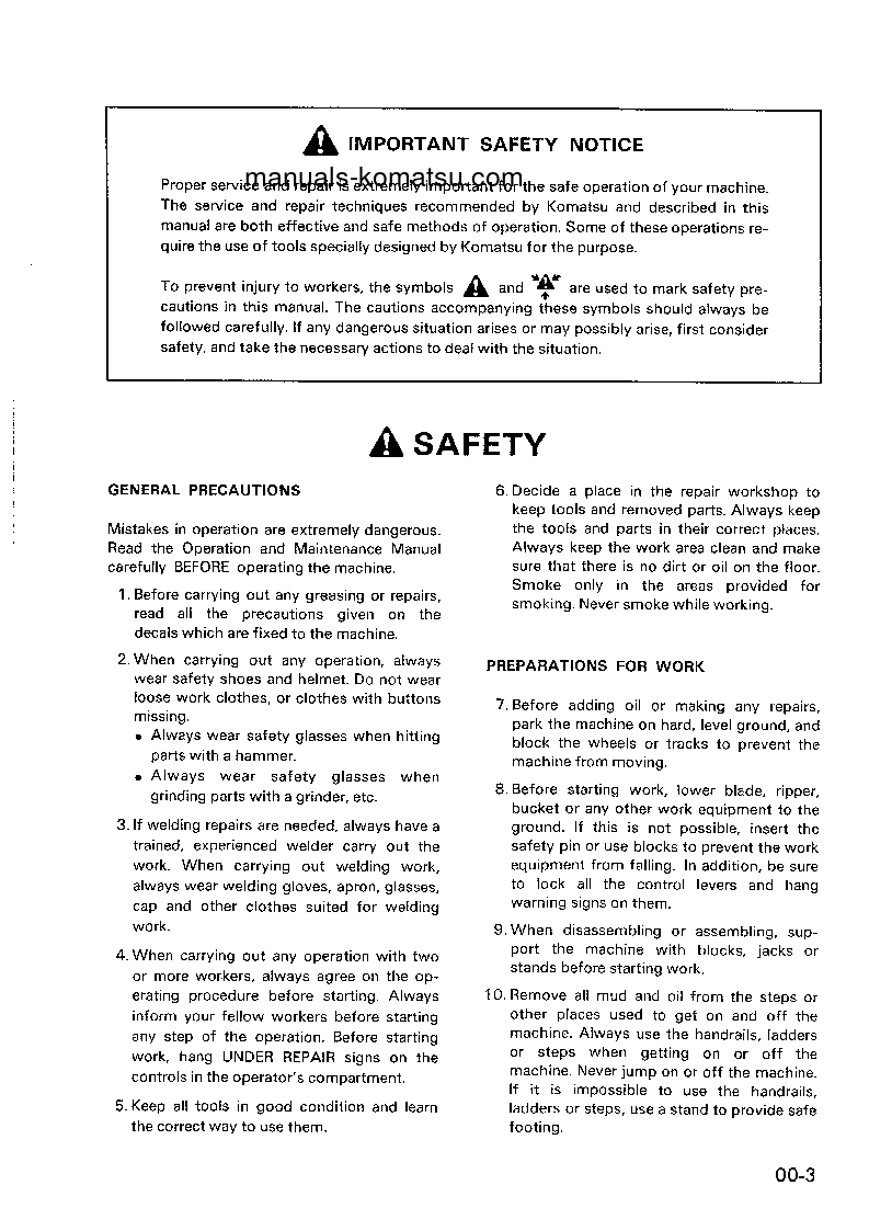 Protected: WA30-5(JPN) S/N 15001-22004 Shop (repair) manual (English)