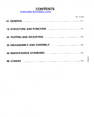 D85ESS-2(JPN) S/N 3001-UP Shop (repair) manual (English)