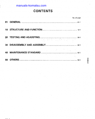 D70LE-12(JPN) S/N 60001-UP Shop (repair) manual (English)