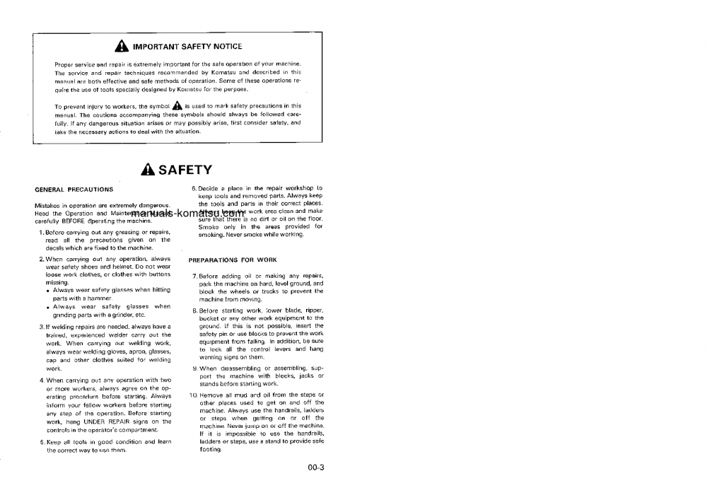 Protected: PC03-2(JPN) S/N 15001-UP Shop (repair) manual (English)