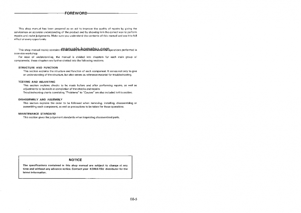 Protected: PC03-2(JPN) S/N 15001-UP Shop (repair) manual (English)