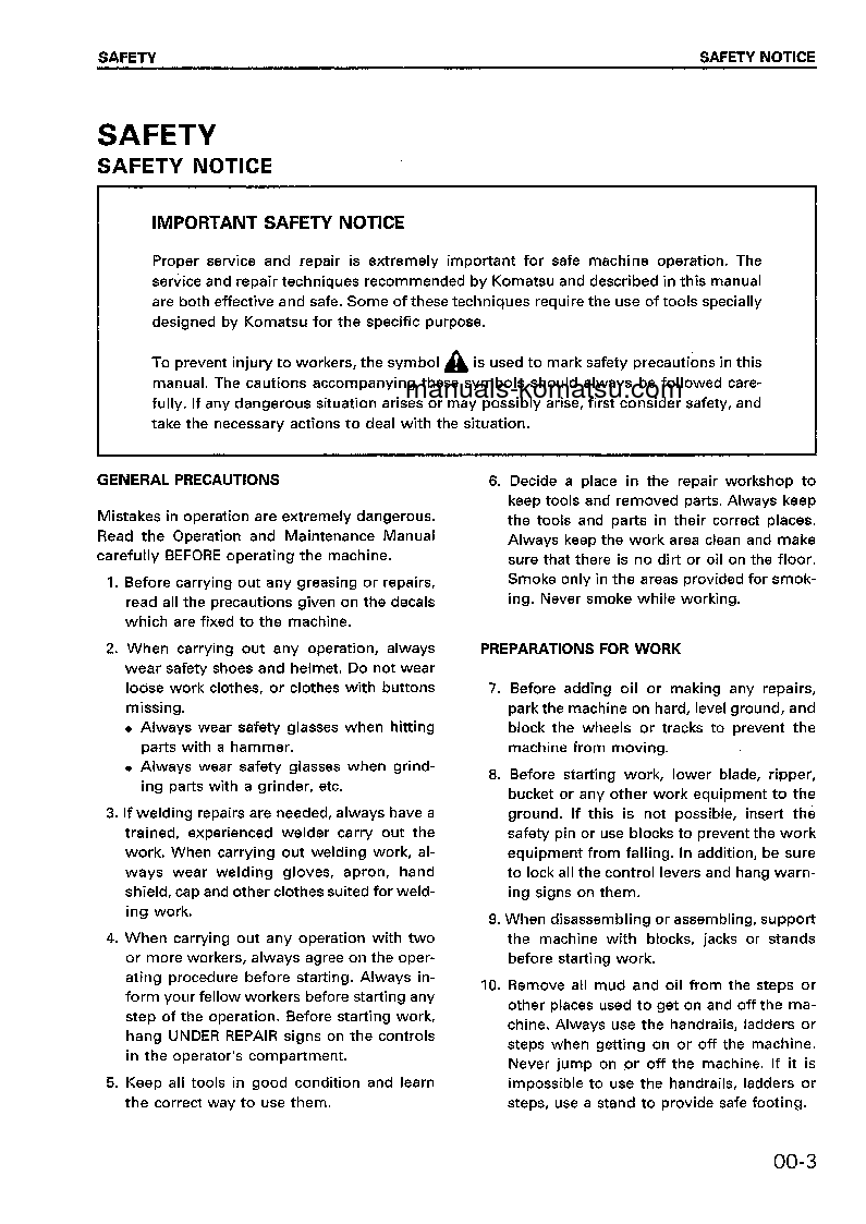 Protected: PC120-6(JPN)-CUSTOM S/N 47703-UP Shop (repair) manual (English)