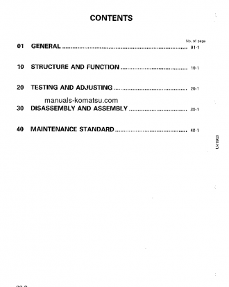 WA320-3(JPN) S/N 50001-UP Shop (repair) manual (English)