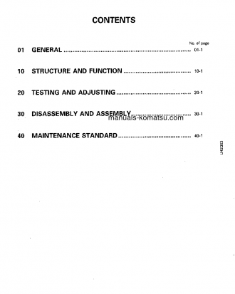 WA380-3(JPN) S/N 10001-UP Shop (repair) manual (English)
