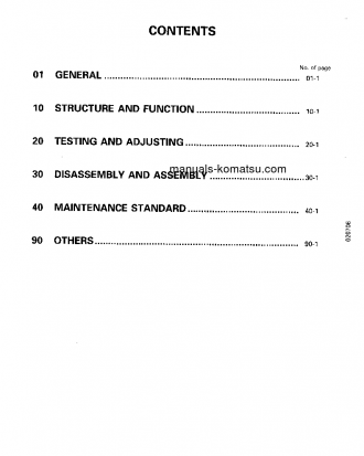 PC350LC-6(JPN) S/N 10001-UP Shop (repair) manual (English)