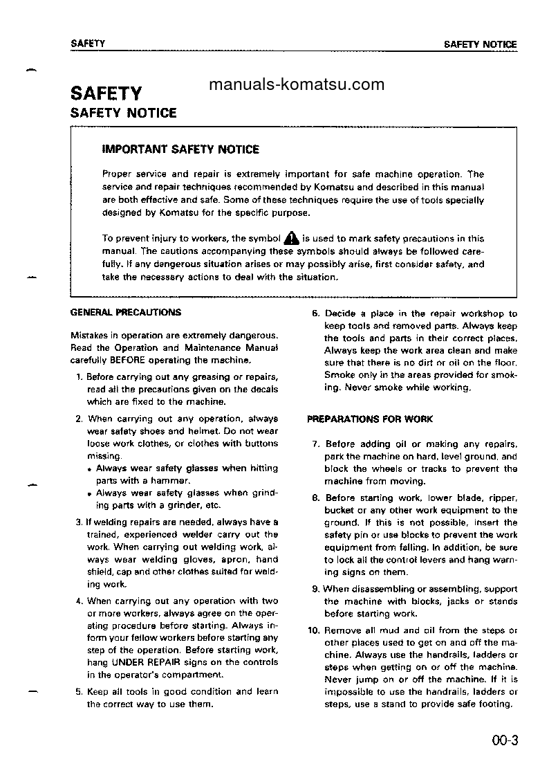 Protected: 6D108E-2(JPN) S/N ALL Shop (repair) manual (English)