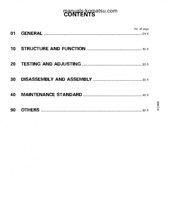 D41E-6(BRA) S/N B20001-UP Shop (repair) manual (English)
