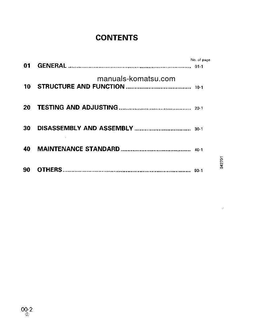 Protected: WA900-1(USA)-L S/N A20001-A20007 Shop (repair) manual (English)