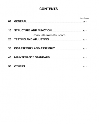 WA500-3(JPN) S/N 50001-UP Shop (repair) manual (English)
