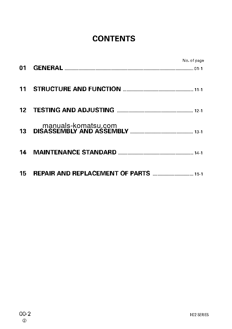 Protected: 6D102-1(JPN) S/N ALL Shop (repair) manual (English)