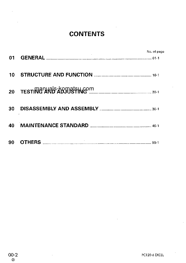 Protected: PC120-6(JPN)-EXCEL S/N 57499-UP Shop (repair) manual (English)