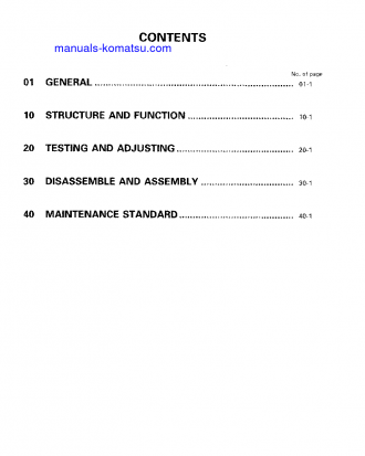 WA120-3(JPN)-FOR INDONESIA S/N 10004-UP Shop (repair) manual (English)