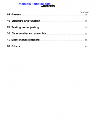 WA700-3(JPN) S/N 50001-UP Shop (repair) manual (English)