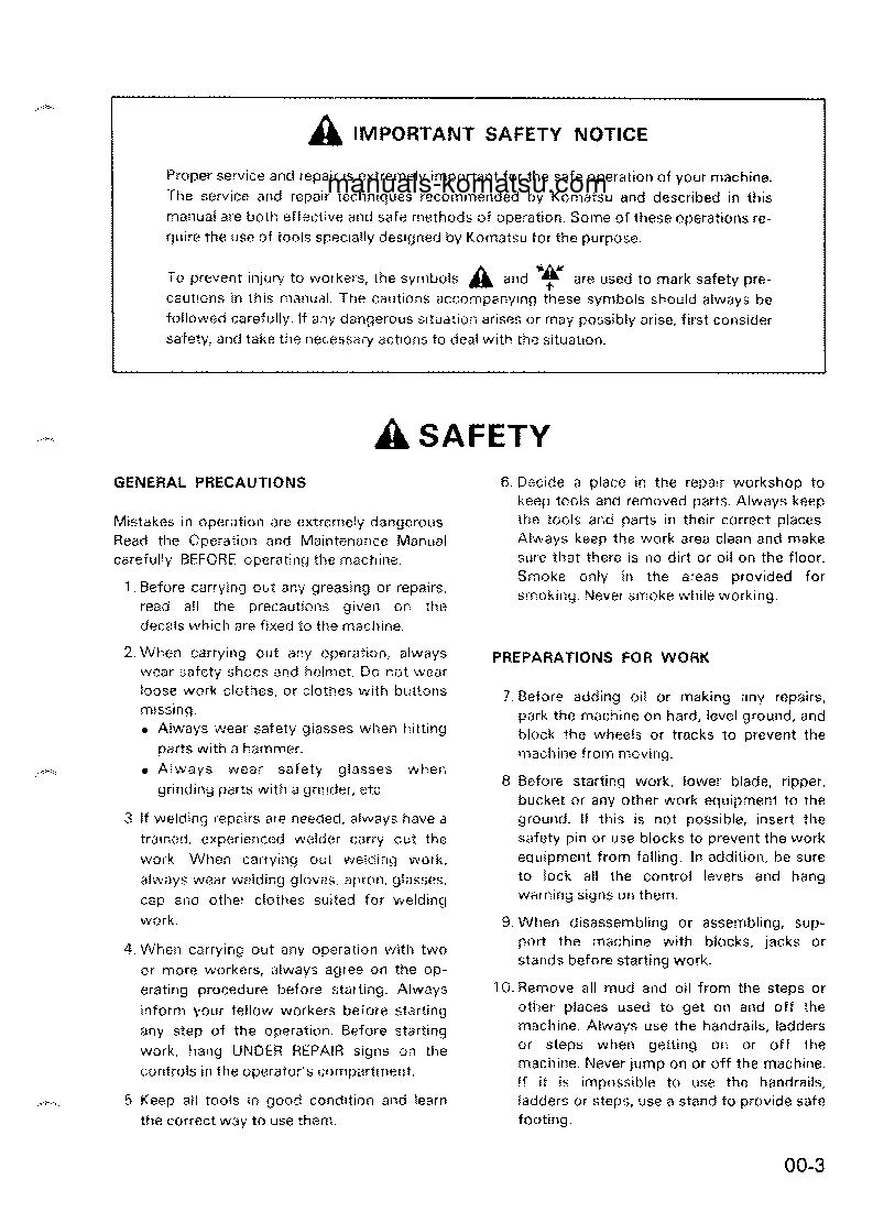 Protected: D57S-1(JPN)-S6D108-1 ENG. S/N 20001-UP Shop (repair) manual (English)