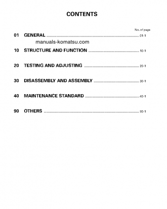 HD785-5(JPN) S/N 4001-UP Shop (repair) manual (English)