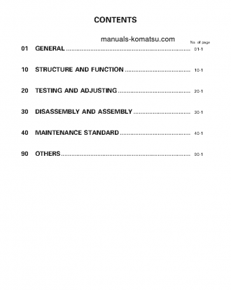 PC1100LC-6(JPN) S/N 10001-UP Shop (repair) manual (English)