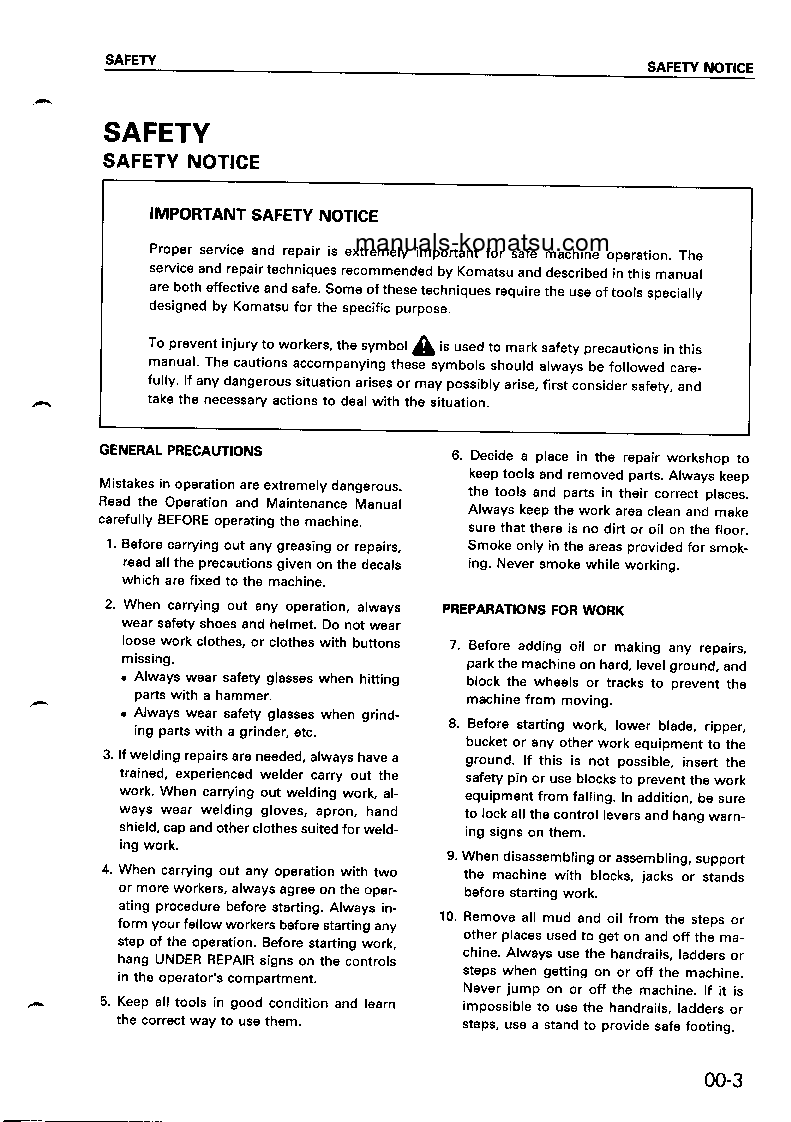 Protected: PC300LC-6(JPN)-EXCEL S/N 33001-UP Shop (repair) manual (English)