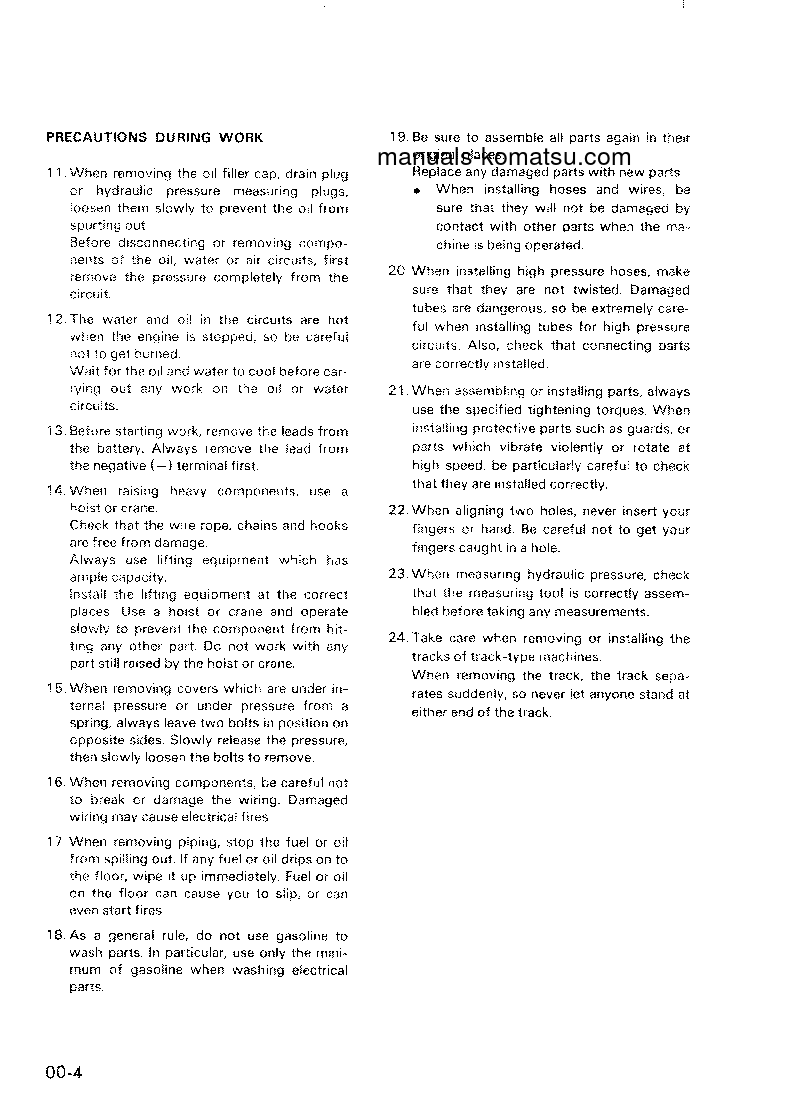 Protected: D85E-18(JPN) S/N 25001-UP Shop (repair) manual (English)