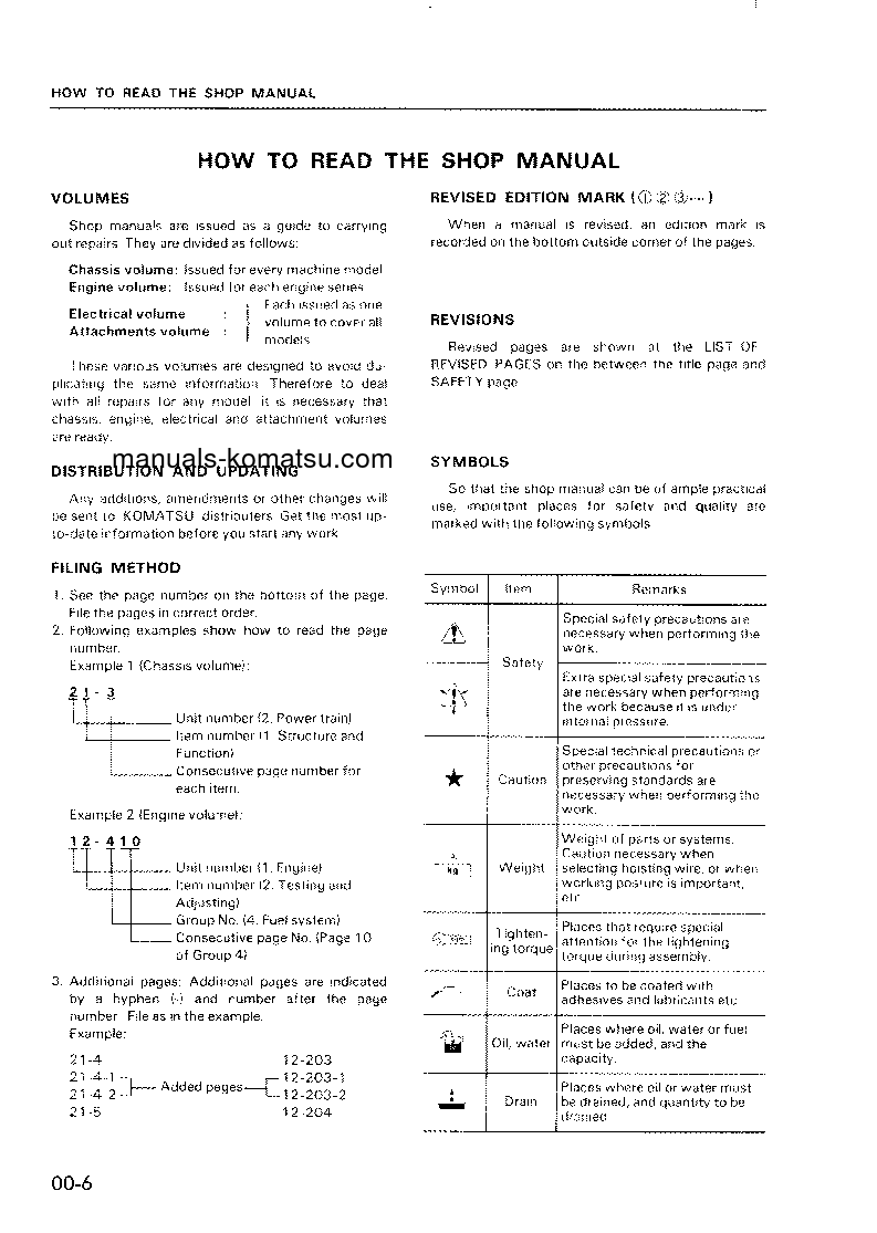 Protected: D85E-18(JPN) S/N 25001-UP Shop (repair) manual (English)