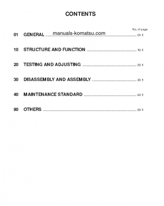 HD325-6(JPN) S/N 5680-UP Shop (repair) manual (English)
