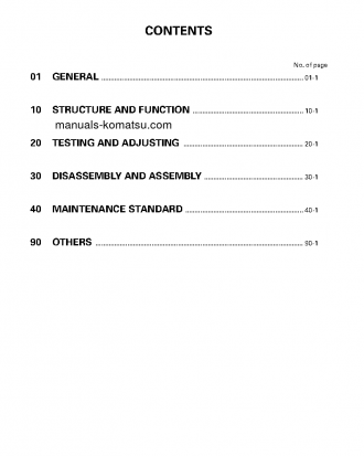 HD465-5(JPN) S/N 4626-UP Shop (repair) manual (English)