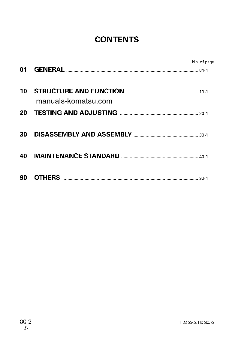 Protected: HD465-5(JPN) S/N 4626-UP Shop (repair) manual (English)