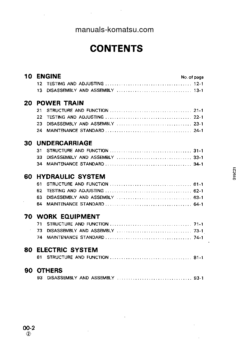Protected: D85A-21(JPN)-B S/N 35001-UP Shop (repair) manual (English)