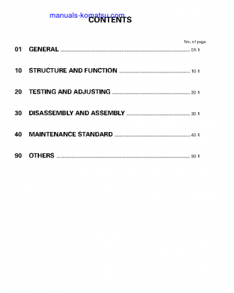 PC75UU-3(JPN) S/N 15001-UP Shop (repair) manual (English)