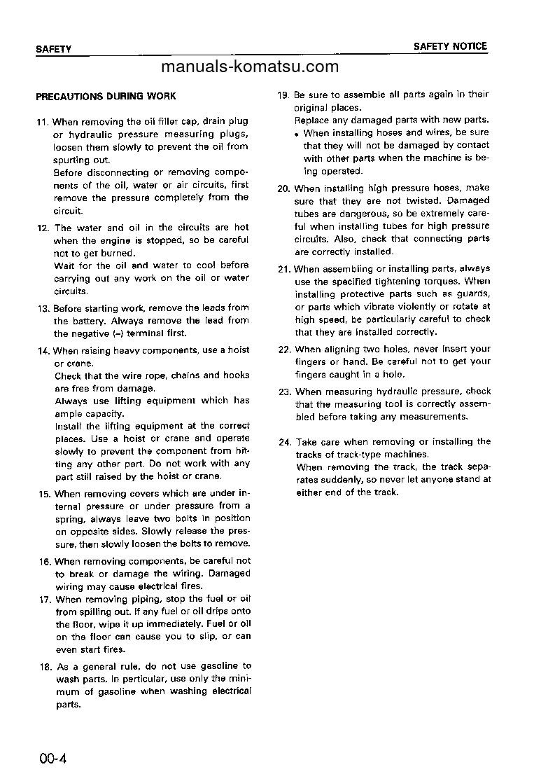 Protected: PC20MRX-1(JPN) S/N 10001-UP Shop (repair) manual (English)