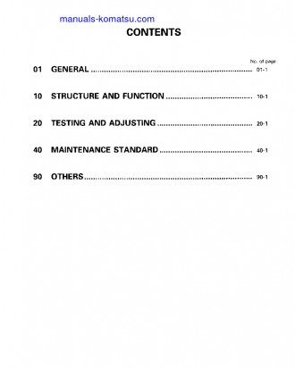 WA180PT-3(JPN) S/N 10001-UP Shop (repair) manual (English)
