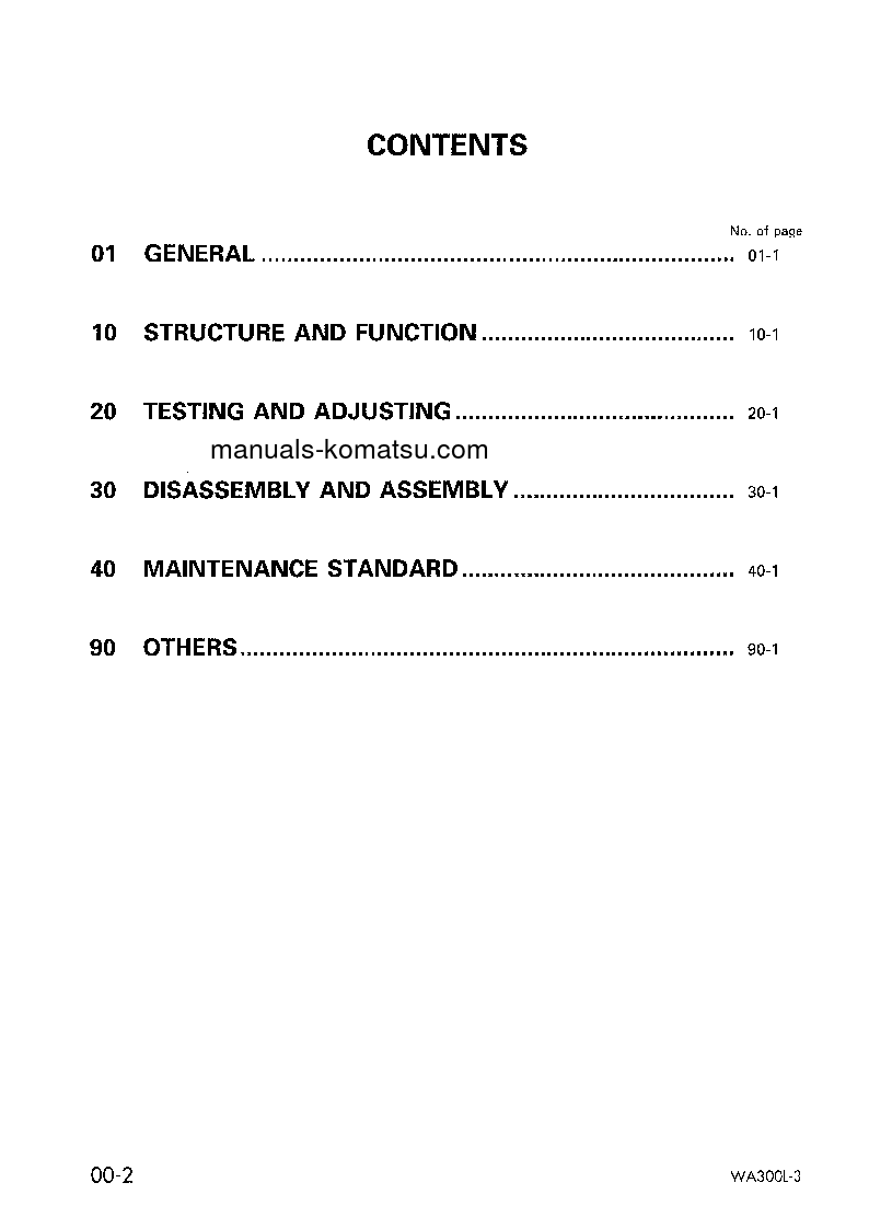 Protected: WA300L-3(JPN) S/N 53001-UP Shop (repair) manual (English)