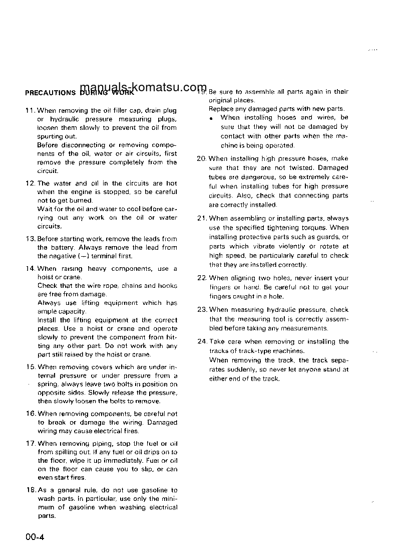 Protected: D155C-1(JPN) S/N 15001-31585 Shop (repair) manual (English)