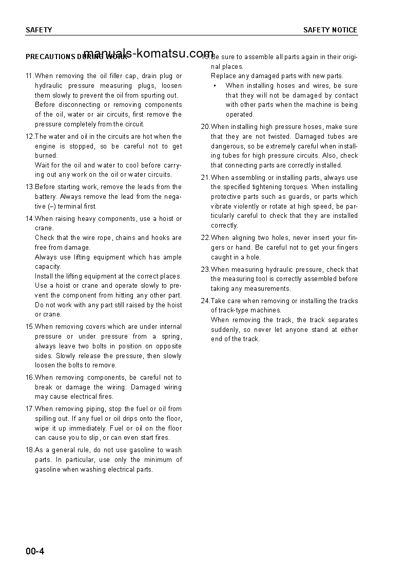 Protected: WA50-3(JPN)-FOR N. AMERICA S/N 21450-UP Shop (repair) manual (English)