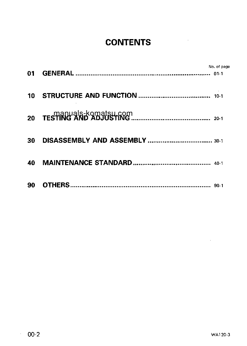 Protected: WA120-3(JPN)-D S/N 53001-UP Shop (repair) manual (English)