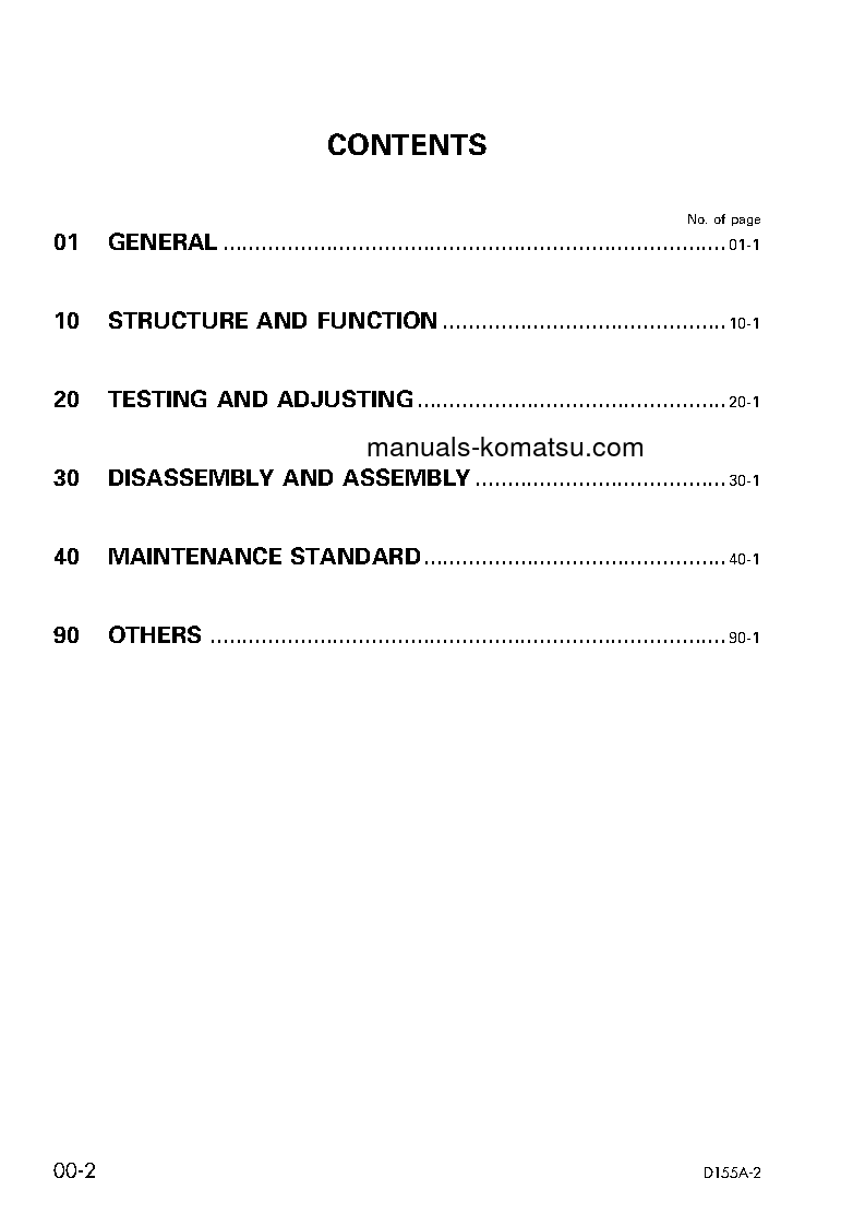 Protected: D155A-2(JPN) S/N 57001-UP Shop (repair) manual (English)