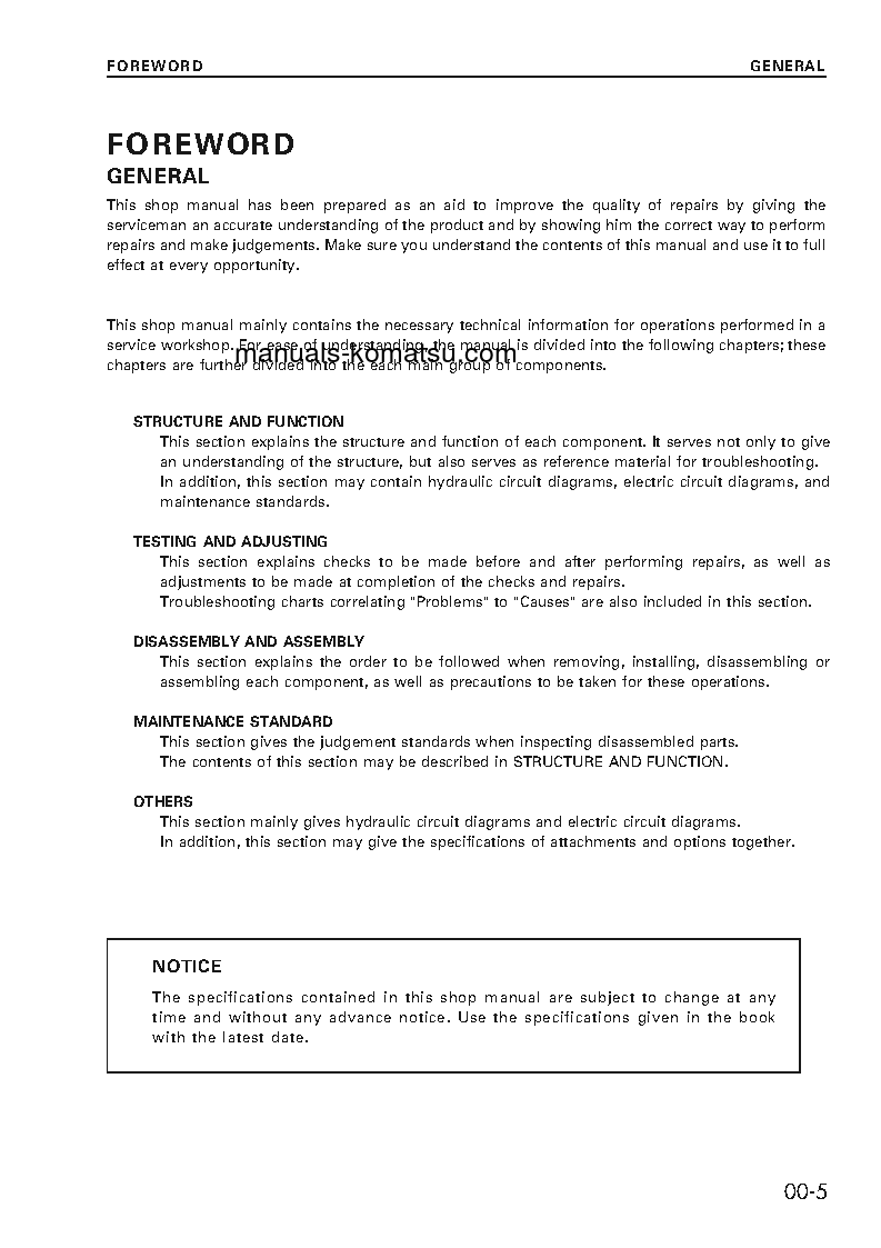 Protected: D155A-2(JPN) S/N 57001-UP Shop (repair) manual (English)